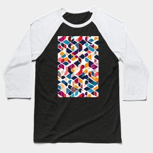 Stunning geometric Goyard Pattern Baseball T-Shirt